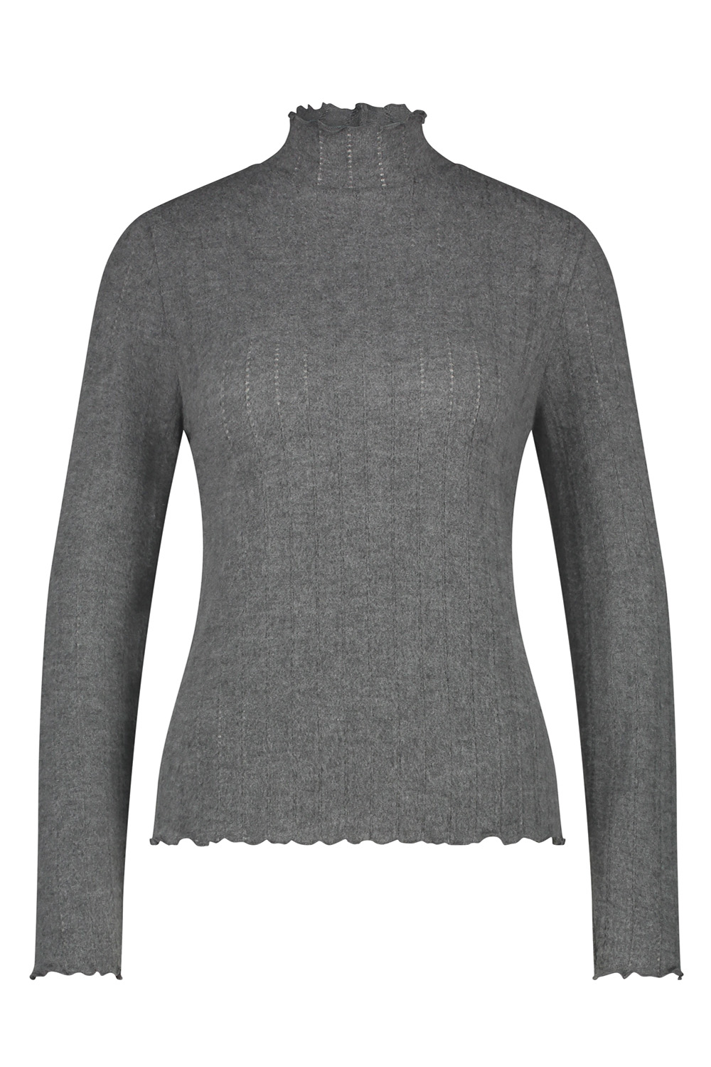 Top Fancy Mock Neck