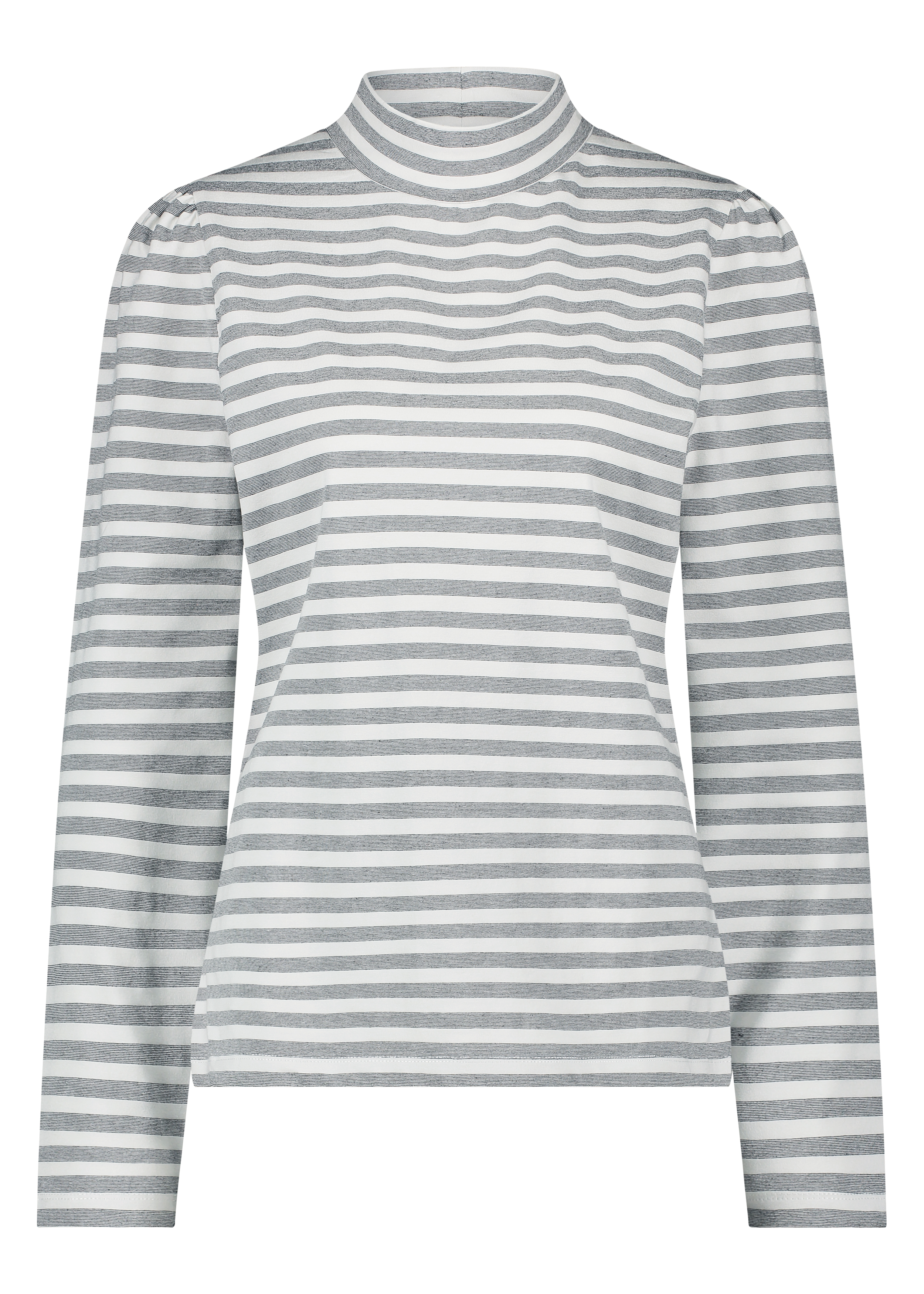 Top Mock Neck Lurex Stripes